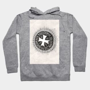 Knights Templar Seal Of Honor Valor Strength And Courage Hoodie